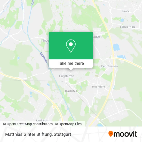 Карта Matthias Ginter Stiftung