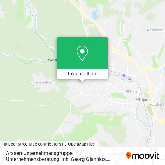 Arssen-Unternehmensgruppe Unternehmensberatung, Inh. Georg Giannios map