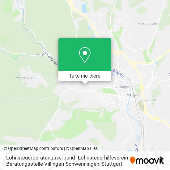 Lohnsteuerberatungsverbund -Lohnsteuerhilfeverein- Beratungsstelle Villingen-Schwenningen map