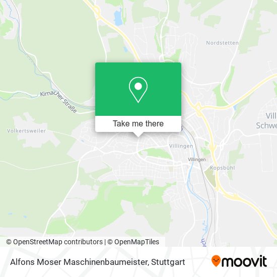 Карта Alfons Moser Maschinenbaumeister