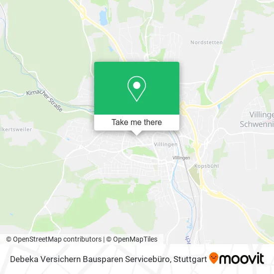 Карта Debeka Versichern Bausparen Servicebüro