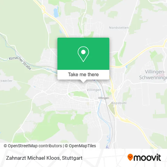 Карта Zahnarzt Michael Kloos