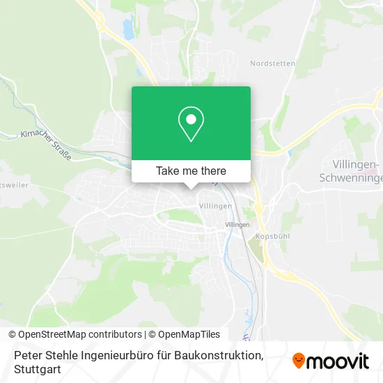 Карта Peter Stehle Ingenieurbüro für Baukonstruktion