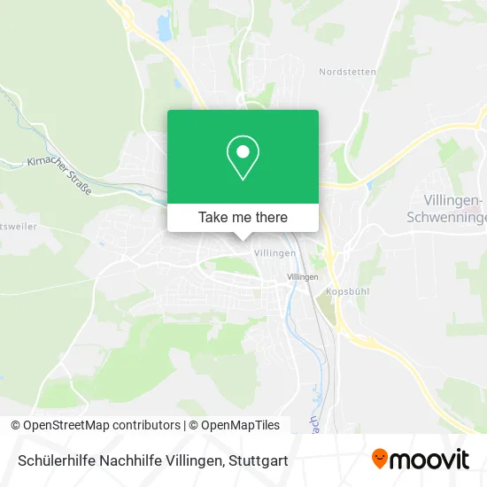 Карта Schülerhilfe Nachhilfe Villingen