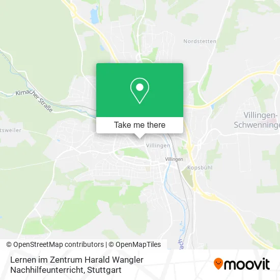 Карта Lernen im Zentrum Harald Wangler Nachhilfeunterricht