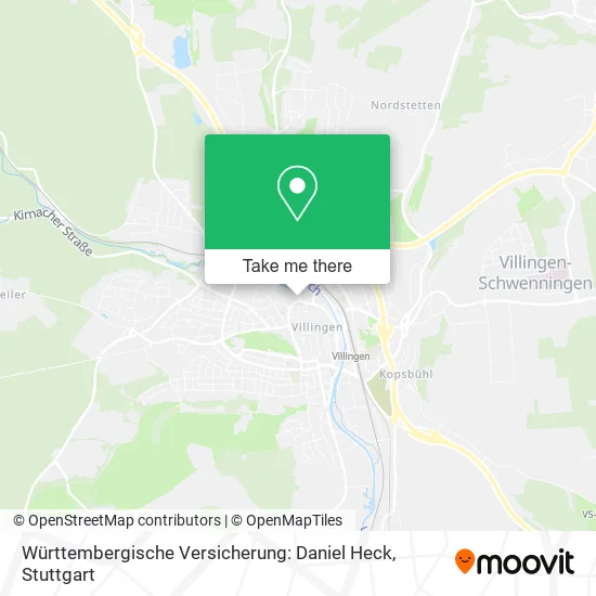 Карта Württembergische Versicherung: Daniel Heck