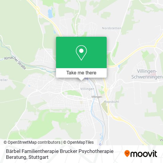 Карта Bärbel Familientherapie Brucker Psychotherapie Beratung