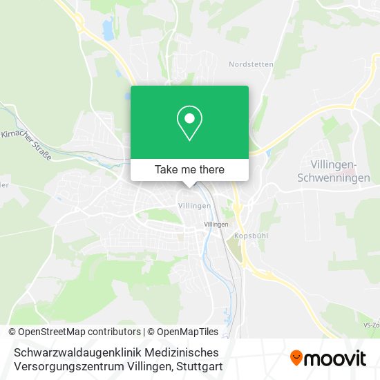 Schwarzwaldaugenklinik Medizinisches Versorgungszentrum Villingen map
