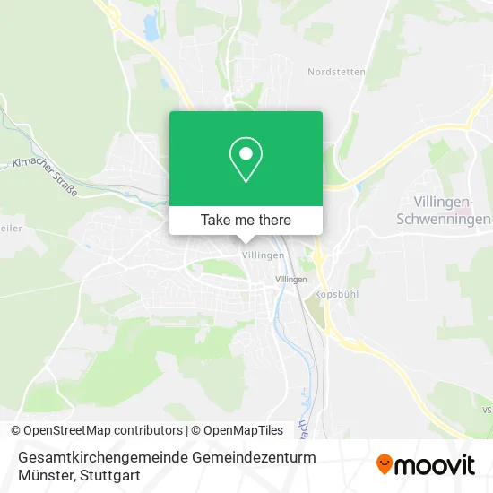 Карта Gesamtkirchengemeinde Gemeindezenturm Münster