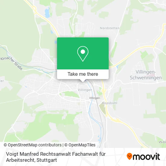 Карта Voigt Manfred Rechtsanwalt Fachanwalt für Arbeitsrecht