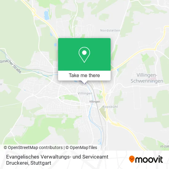 Карта Evangelisches Verwaltungs- und Serviceamt Druckerei