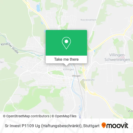 Карта Sr Invest P1109 Ug (Haftungsbeschränkt)