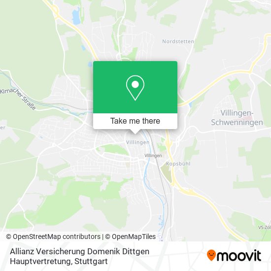 Allianz Versicherung Domenik Dittgen Hauptvertretung map