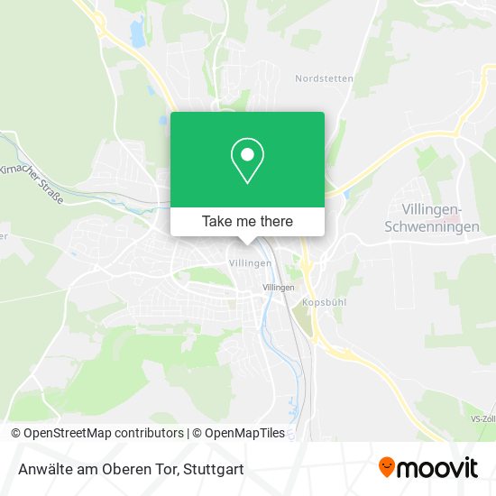 Anwälte am Oberen Tor map