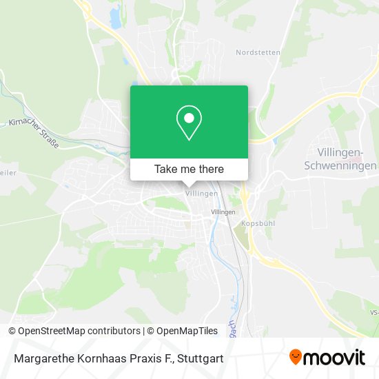 Margarethe Kornhaas Praxis F. map