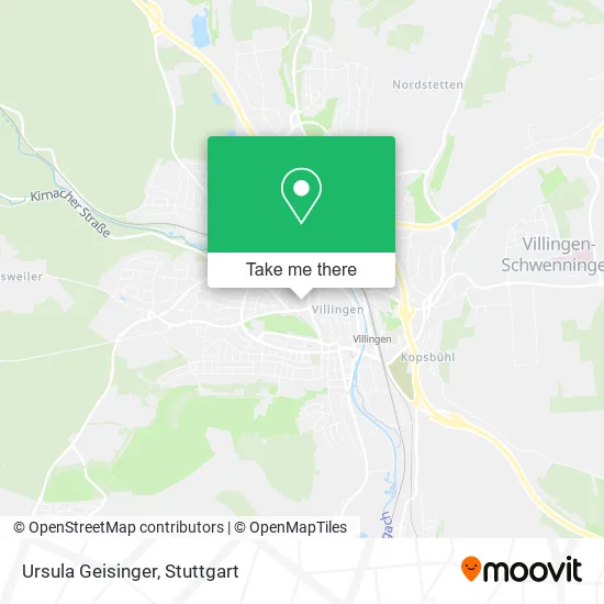 Ursula Geisinger map