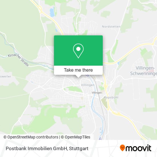 Postbank Immobilien GmbH map