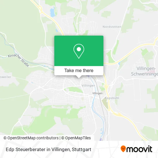 Карта Edp Steuerberater in Villingen