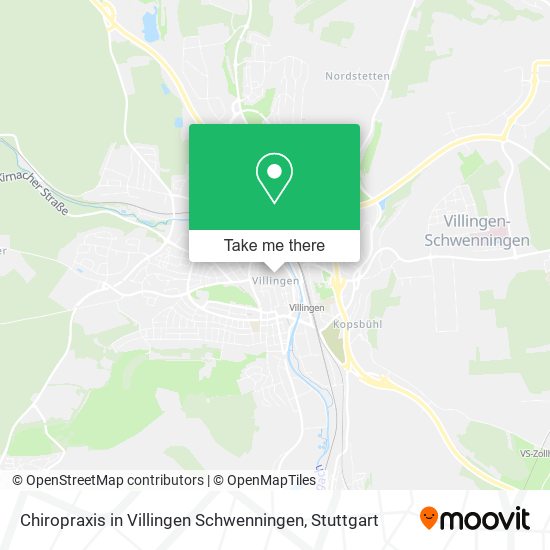 Карта Chiropraxis in Villingen Schwenningen