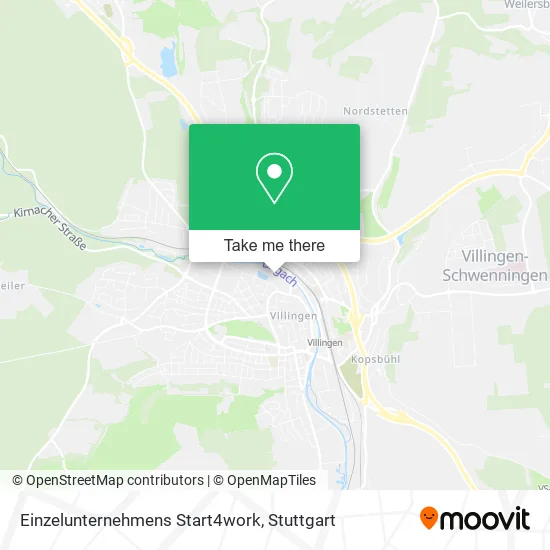 Карта Einzelunternehmens Start4work