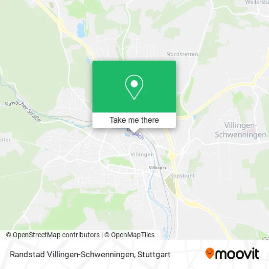 Карта Randstad Villingen-Schwenningen