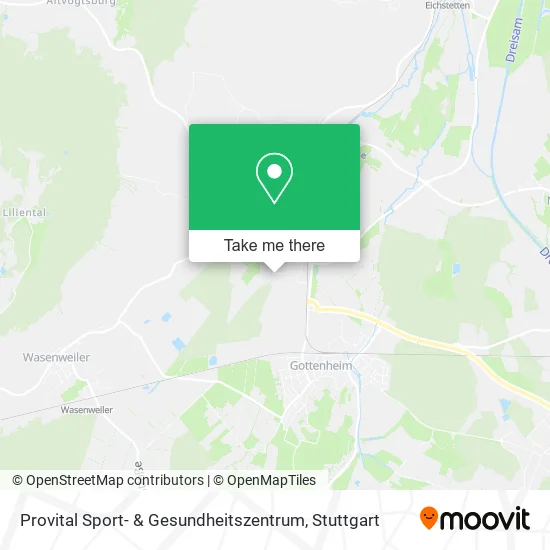 Карта Provital Sport- & Gesundheitszentrum
