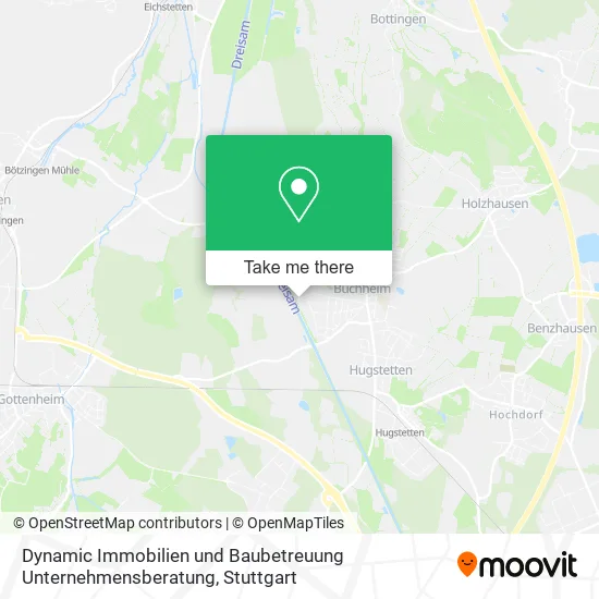 Карта Dynamic Immobilien und Baubetreuung Unternehmensberatung