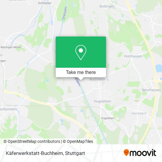 Карта Käferwerkstatt-Buchheim