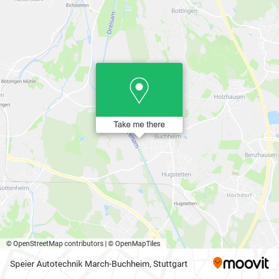 Speier Autotechnik March-Buchheim map