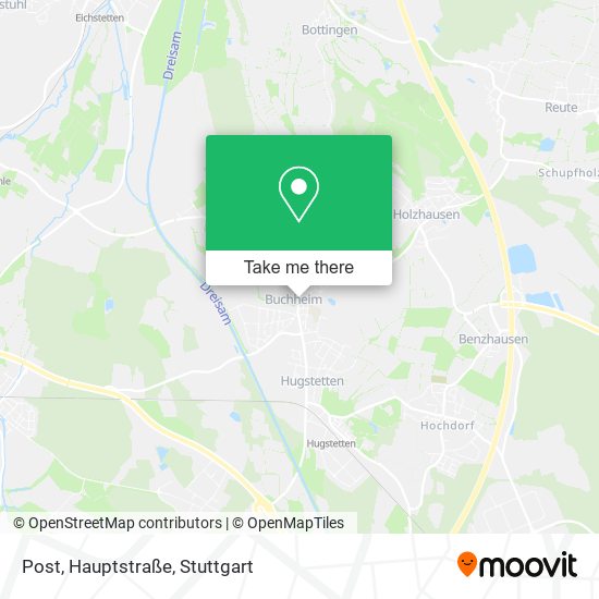Post, Hauptstraße map
