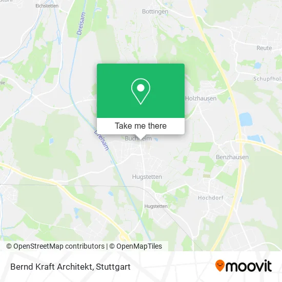 Bernd Kraft Architekt map