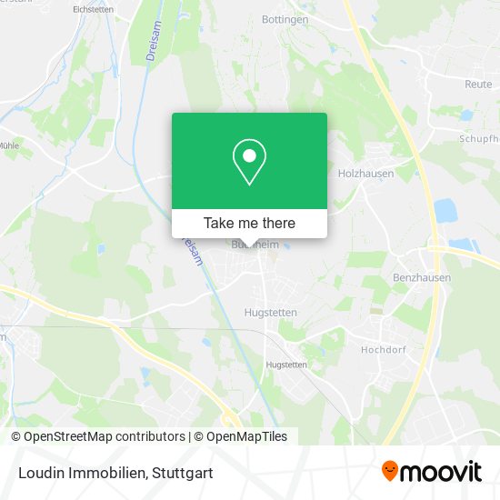 Loudin Immobilien map