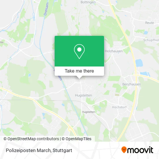 Карта Polizeiposten March