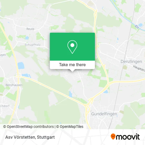 Карта Asv Vörstetten
