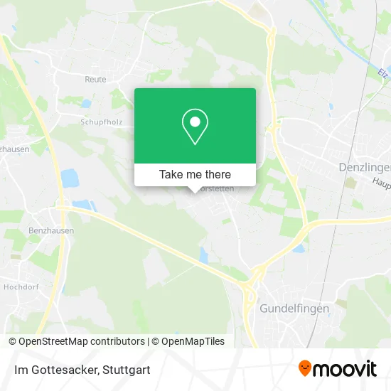 Карта Im Gottesacker