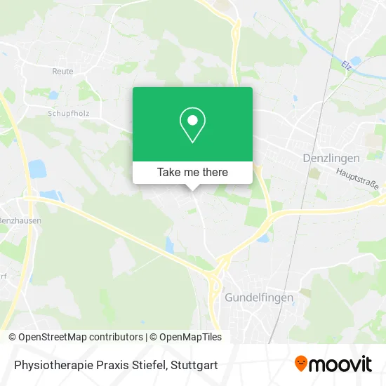 Карта Physiotherapie Praxis Stiefel