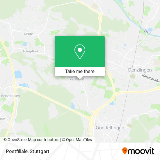 Карта Postfiliale