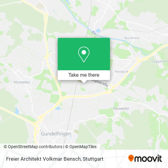 Freier Architekt Volkmar Bensch map
