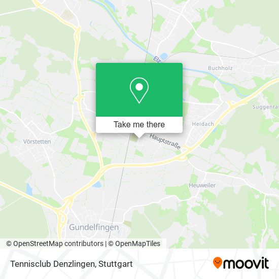 Tennisclub Denzlingen map
