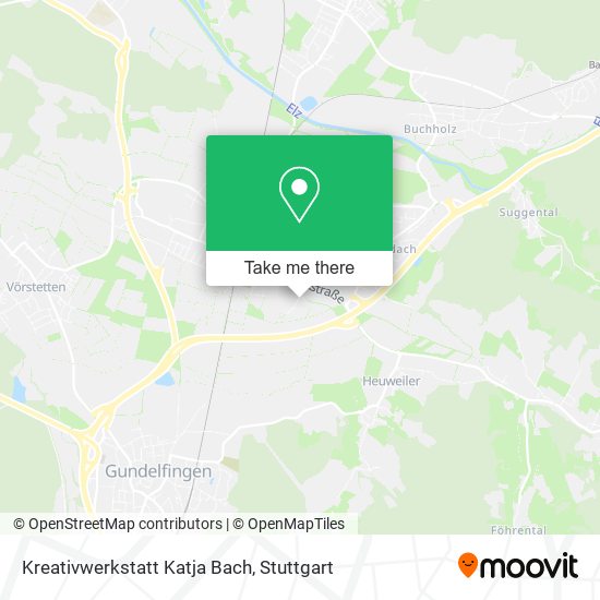 Kreativwerkstatt Katja Bach map