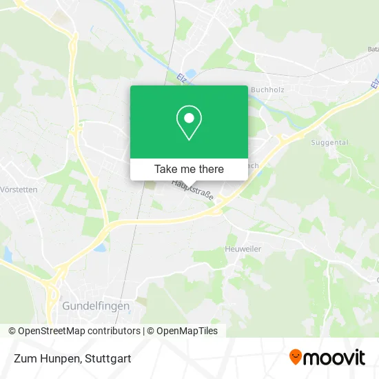 Карта Zum Hunpen