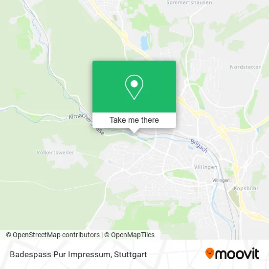 Карта Badespass Pur Impressum