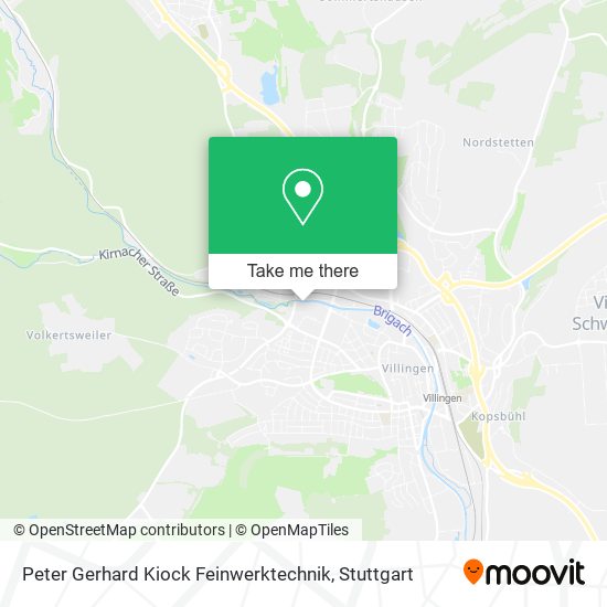Peter Gerhard Kiock Feinwerktechnik map