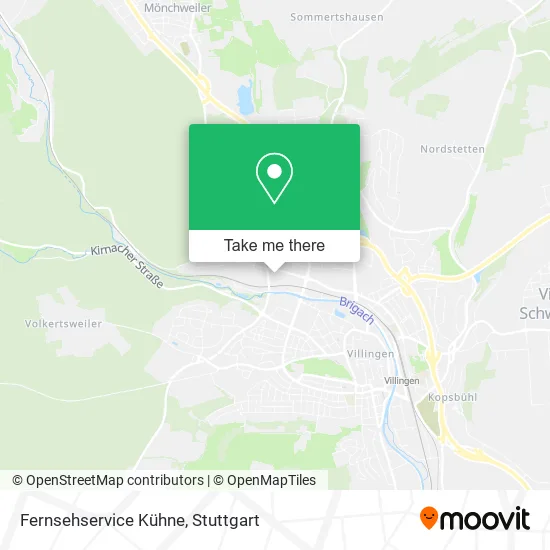 Карта Fernsehservice Kühne