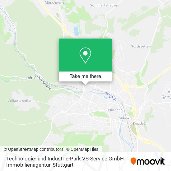 Карта Technologie- und Industrie-Park VS-Service GmbH Immobilienagentur