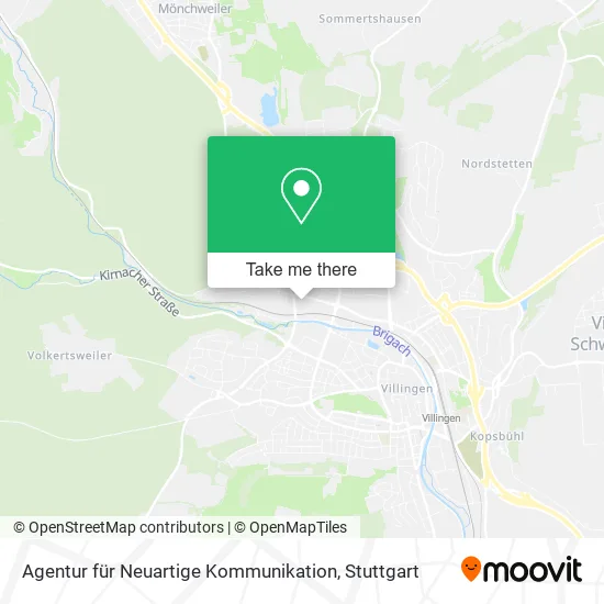 Карта Agentur für Neuartige Kommunikation