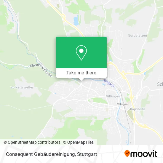 Карта Consequent Gebäudereinigung