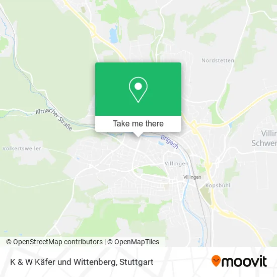 Карта K & W Käfer und Wittenberg