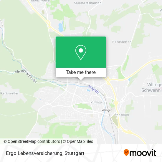 Карта Ergo Lebensversicherung