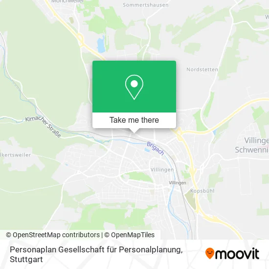 Карта Personaplan Gesellschaft für Personalplanung